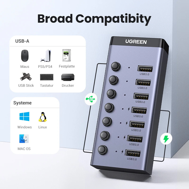 UGreen-7-in-1-aufgeladene-Typ-C-Dockingstation-USB-Adapter-mit-USB30--7-Multi-Ports-External-Hubs-Sp-2015435-6